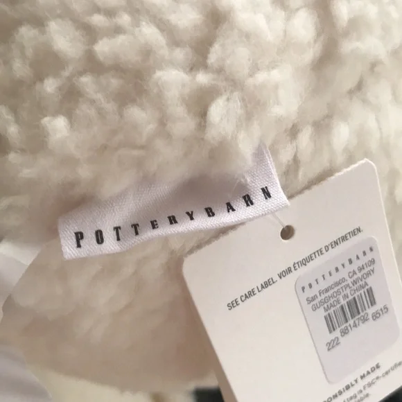 Pottery Barn Spooky and Cute Gus The Ghoulish Ghost Cuddle Decorative Pi… - Picture 12 of 16